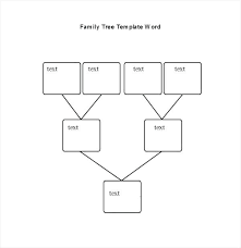Family Tree Template Word 2007 Trees Free Family Trees Template