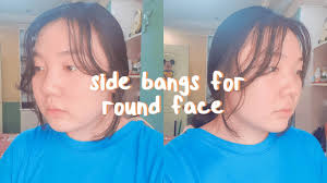 curtain bangs for round face