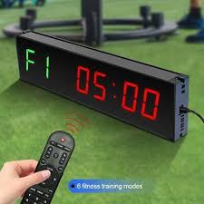 Remote Wall Mounted Gym Timer Stopwatch