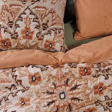 Persian Rug Natural Cotton Quilt Cover