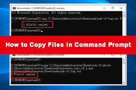 copy files in command prompt windows 10