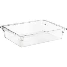 clear polycarbonate food storage box