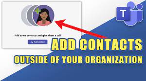 ms teams how to add contacts outside