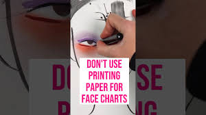 face chart tutorial easy what paper