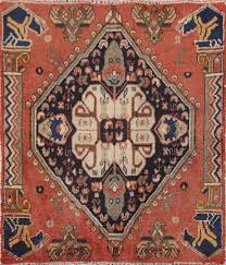 square abadeh persian rug 2x2