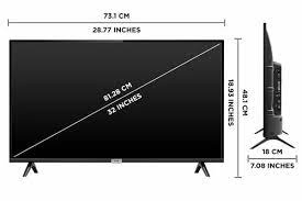 Black Wall Mount Tcl S5200 Android Led