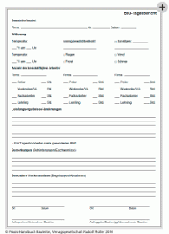 18 kostenlose vorlagen, um stundenpläne in pdf zu erstellen und auszudrucken. Fuhren Eines Bautagebuchs Nach Hoai Inhalt Vorlage