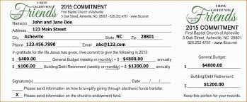 Church Pledge Card Template Hola Klonec Co In Pledge Card Template