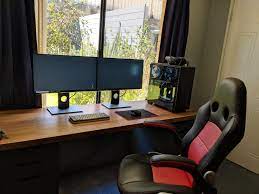My desk is way cooler than anything you've ever done! New Battlestation With Diy Desktop Battlestations