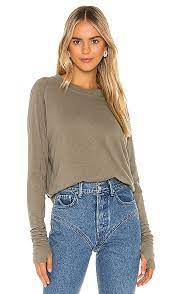 4.8 out of 5 stars. Free People Arden Tee In Army Revolve
