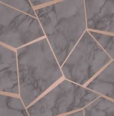 fractal geometric marble wallpaper grey