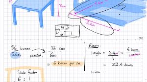 maths scale factor and floor plan