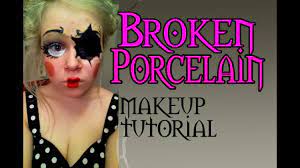 broken porcelain doll sfx makeup