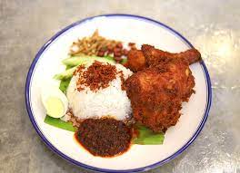 Nasi Lemak Ayam Berempah Malaya Food gambar png