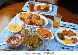 (meet and greet/on the couch tour). Soul Food Dinner Southern Fried Chicken Stock Photo Edit Now 157911653