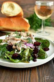 Tuna White Bean And Dill Salad gambar png