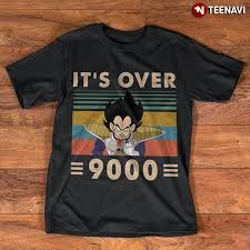 How many power levels are there in dragon ball z? Dragon Ball Vegeta It S Over 9000 T Shirt Teenavi