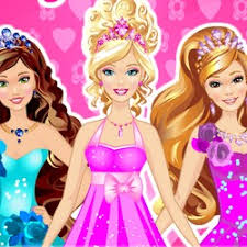 play princess barbie dress up game