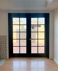 How To Paint French Doors Black The