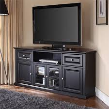 Not fit for a house with pets or kids as it can easily tip. Crosley Furniture Corner Tv Stand For Tvs Up To 60 Walmart Com Walmart Com