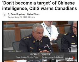 加拿大情报局罕见连发6推特：警告加拿大人不要成为中国情报目标_无忧资讯