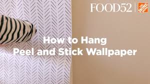 how to hang l and stick wallpaper