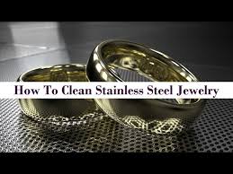 how to clean stainless steel jewellery