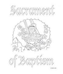 Remind the children that father's surplice and baby's outfit are white. Very Nice Baptism Coloring Page To Keep The Little Ones Busy Catholic Symbols Catholic Coloring Catholic Crafts