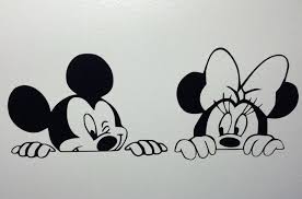 Mickey And Minnie Vinyl Wall Decal