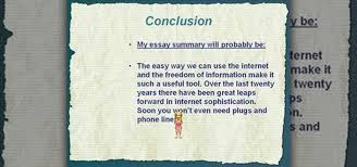 How To Write A Good Conclusion For An Essay Regarding       