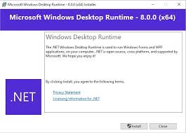 microsoft net desktop runtime 8 free