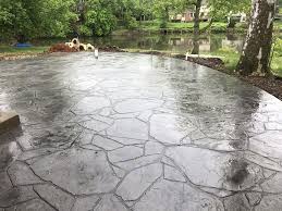 Stamped Concrete Patio In Kansas City