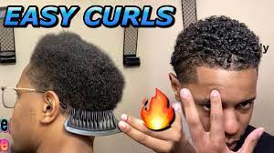 afro to curls men s curly hair