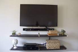wall mounted tv wall mount tv shelf