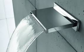 Wall Mounted Built In Waterfall Spout