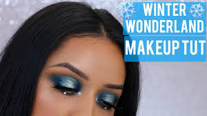winter wonderland eye makeup tutorial