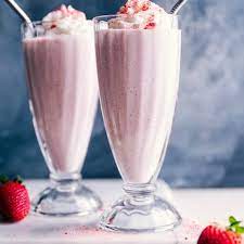 strawberry milkshake 4 ings