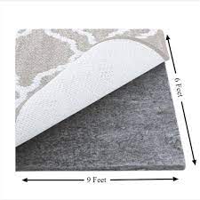 tpo coated non slip felt rug pad