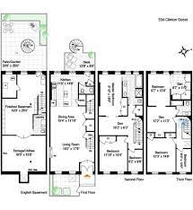 Row House House Floor Plans
