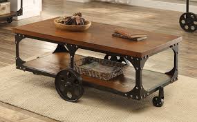 shepherd coffee table with casters