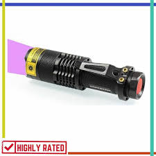 Uv Flashlight Black Light Ultraviolet Lights Pet Urine Stain Detector Darkbeam Ebay