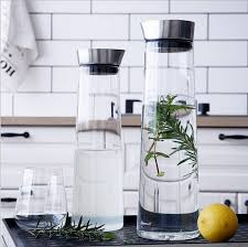 Glass Water Bottle Juice Pitcher