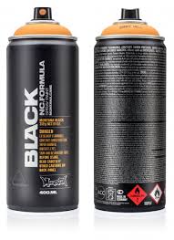 Montana Black Spray Paint 400ml Montana Cans Highest