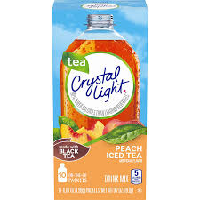 Amazon Com Crystal Light Peach Iced Tea Drink Mix 10 Count Pack Of 12 Powdered Soft Drink Mixes Grocery Gourmet Food