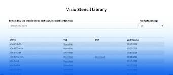 visio stencil library mysupermicro
