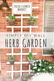 diy wall herb garden how to make a