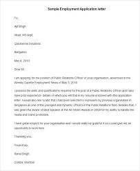 Cover Letter For Employment Template Under Fontanacountryinn Com
