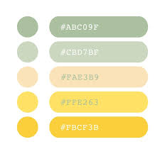 Green And Yellow Color Palette Light