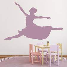 Ballerina Leap Ballet Wall Sticker