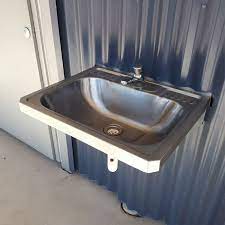 wall mounted stainless steel hand basin